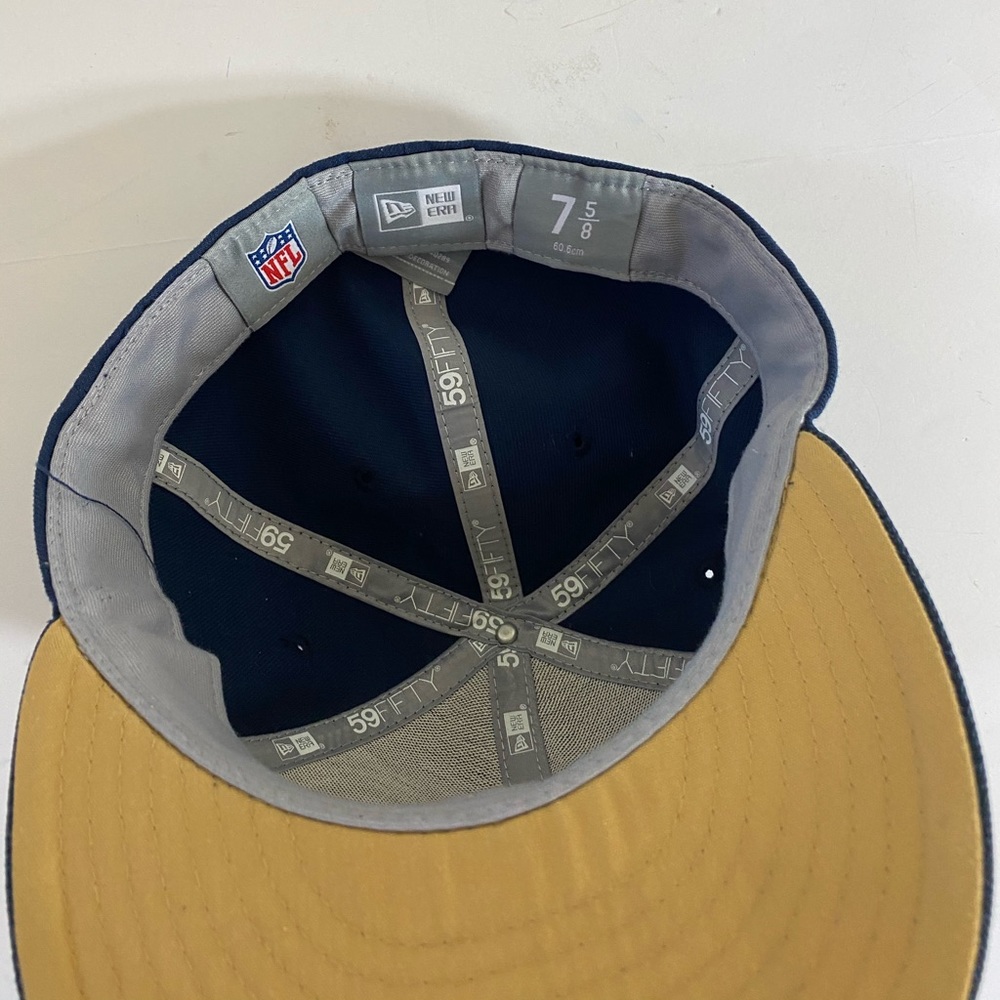 Los Angeles Rams Flatbrim Hat 7 5/8 Inches - Picture 5 of 5